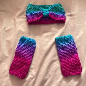 Gloves and headband set